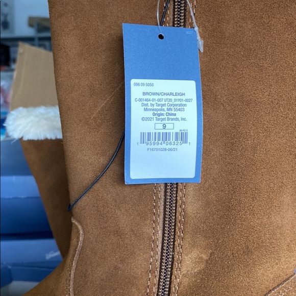 Tall Shearling Genuine Leather Boots - Picture 2 of 4